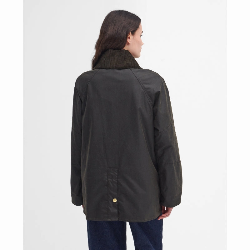 Price Drop Today Sweet Deal Today Barbour Allerston Wax Ladies Jacket - Olive/Ancient