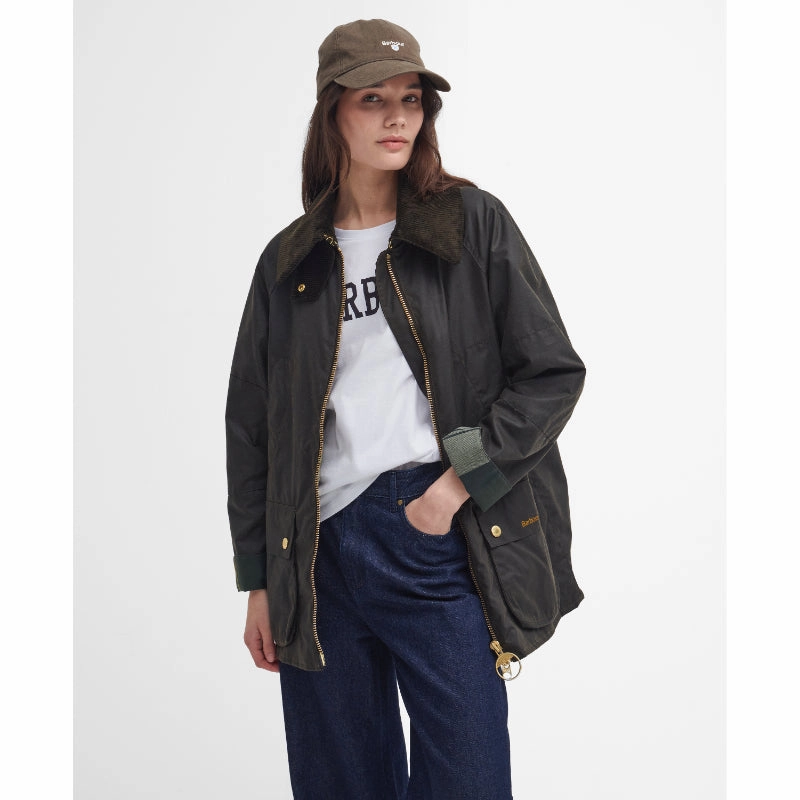 Exclusive Online Discount Shop Now Save Barbour Allerston Wax Ladies Jacket - Olive/Ancient