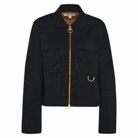 Hot Price Drop Limited Stock Alert Barbour Alma Ladies Knitted Jacket - Black/Sand
