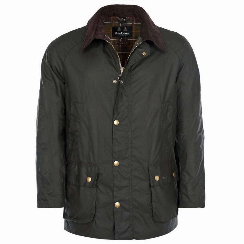 Barbour Ashby Mens Waxed Jacket - Olive Limited Time Offer