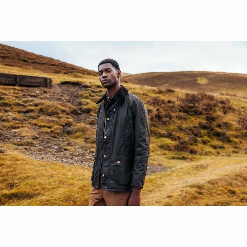 Barbour Ashby Mens Waxed Jacket - Olive Today Only Offer Dont Miss Todays Deal
