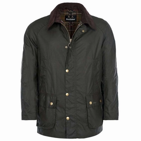 Barbour Ashby Mens Waxed Jacket - Olive Limited Time Offer
