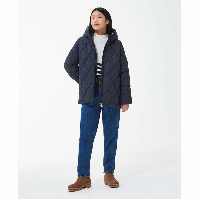 Barbour Aster Ladies Quilted Jacket - Dark Navy Last Chance Offer Hot Sale Today