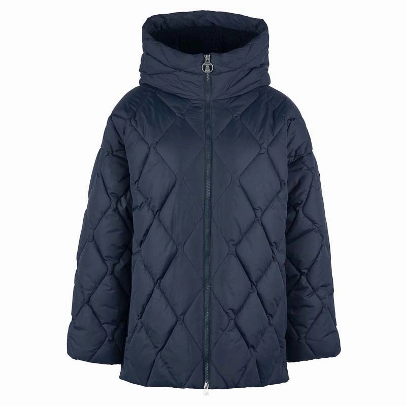 Hot Clearance Now Shop the Savings Now Barbour Aster Ladies Quilted Jacket - Dark Navy