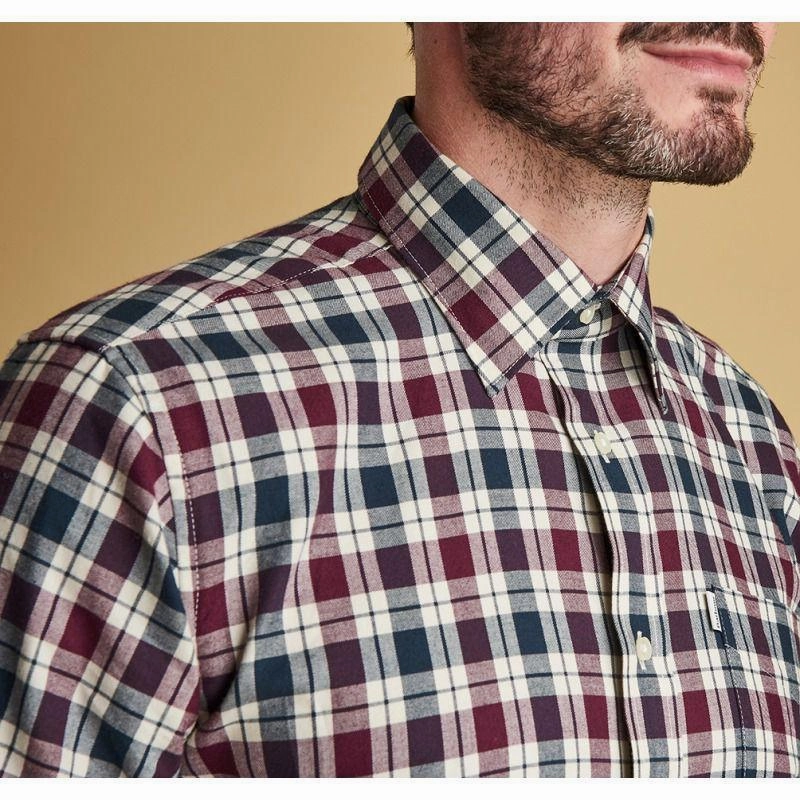 Special Surprise Sale Shop Grab Savings Barbour Astwell Mens Shirt - Merlot