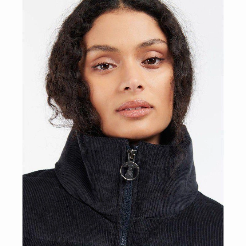 Big Price Drop Barbour Aubrey Ladies Quilted Jacket - Dark Navy