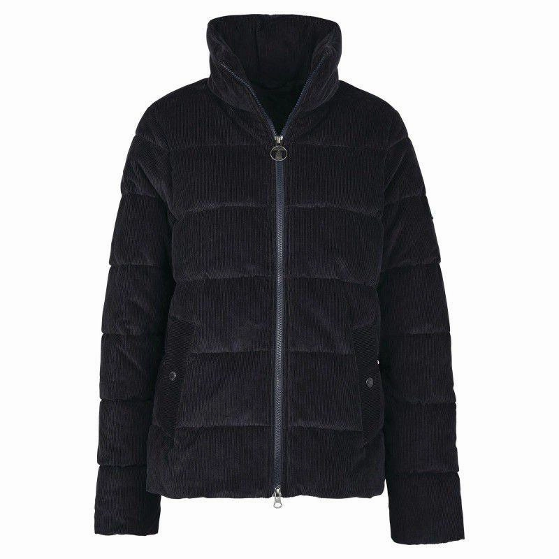 Limited Stock Alert Special Online Offer Barbour Aubrey Ladies Quilted Jacket - Dark Navy