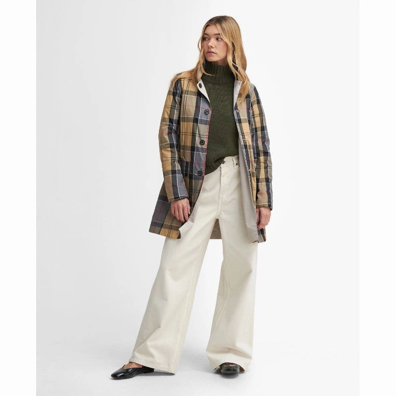 Barbour Babbity Ladies Waterproof Jacket - Mist/Dress Limited Stock Deals Hot Picks Today