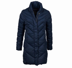 Barbour Barmack Ladies Quilted Jacket - Navy Herringbone Trending Hot Picks