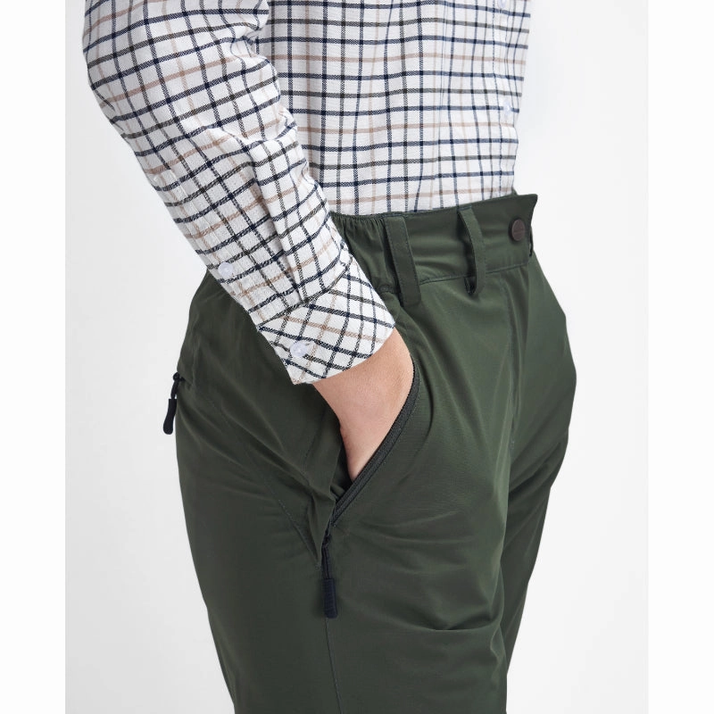 Barbour Beaconsfield Active Waterproof Ladies Trousers - Olive Exclusive Hot Pick