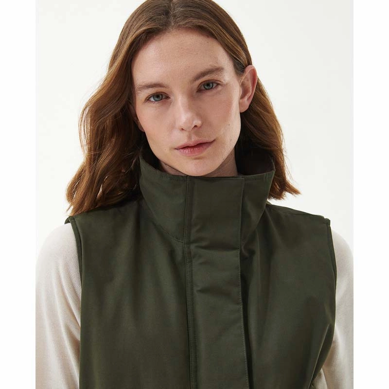 Barbour Beaconsfield Ladies Gilet - Olive Weekend Specials