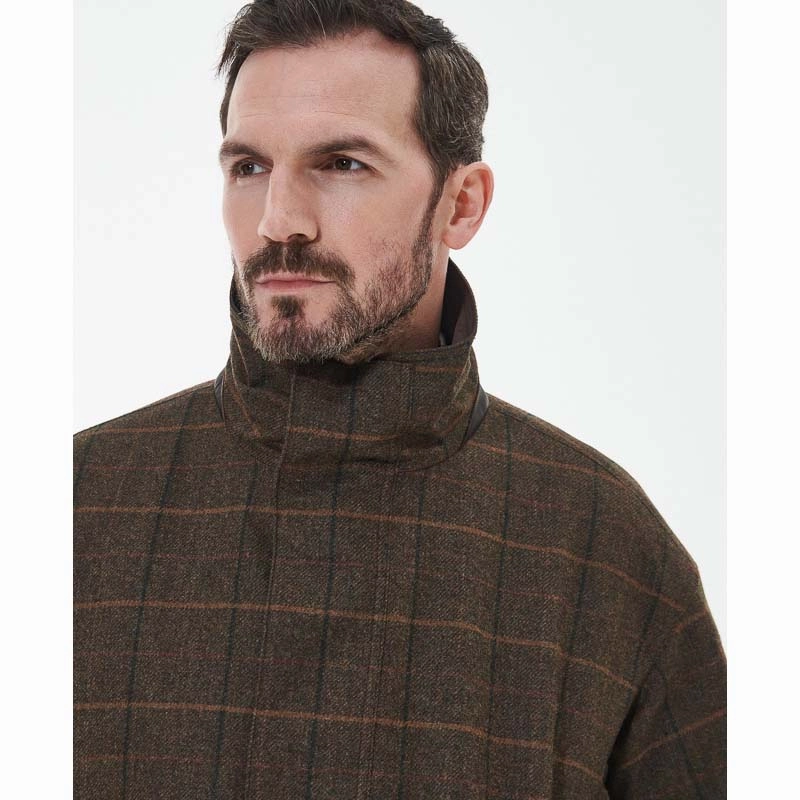 Mega Hot Offer Dont Miss Hot Deals Barbour Beaconsfield Tweed Mens Jacket - Burnhill Brown Check