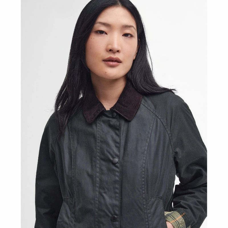 Gift Sale Event Barbour Beadnell Ladies Wax Jacket - Sage