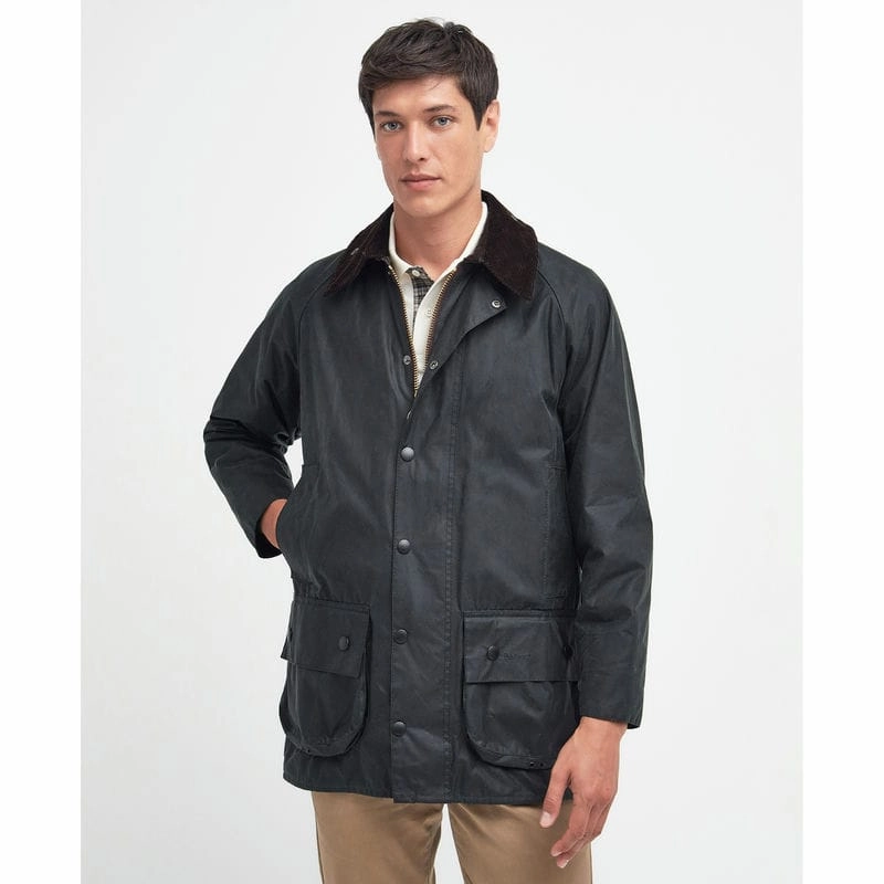 Shop the Savings Now Clearance Sale Now Barbour Beaufort Mens Wax Jacket - Sage