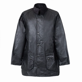 Barbour Beaufort Wax Jacket Black Daily Hot Deal Sale Ending Soon