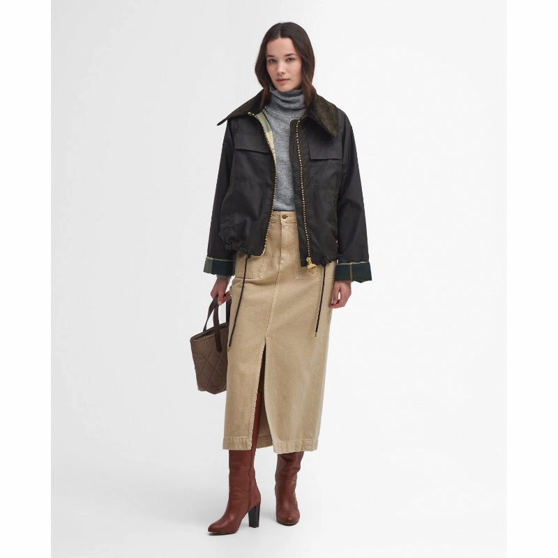 Special Steal Event Instant Discount Barbour Beauly Ladies Wax Jacket - Olive/Ancient