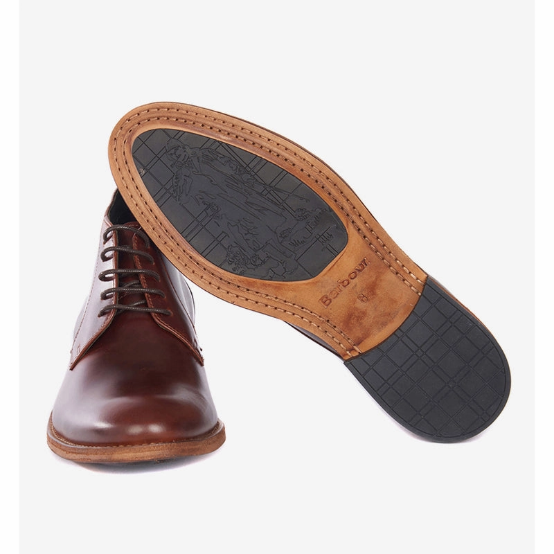 Big Price Drop Barbour Benwell Mens Leather Boot - Mahogany