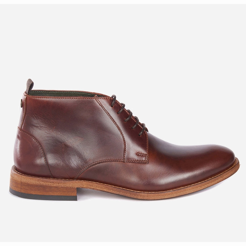 Barbour Benwell Mens Leather Boot - Mahogany Today Only Discount Flash Discount Today