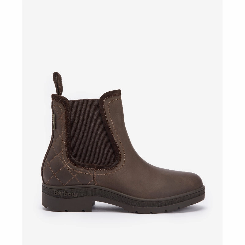 Steal the Deal Now Barbour Birch Ladies Chelsea Boot - Brown