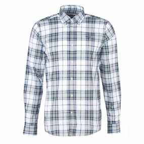 Shop the Savings Now Barbour Blaklow Tailored Shirt Agave Green