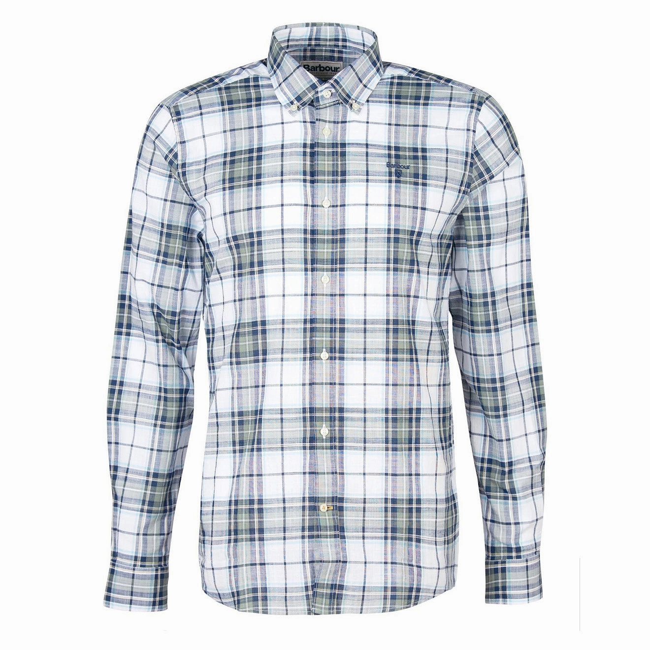 Shop the Savings Now Barbour Blaklow Tailored Shirt Agave Green