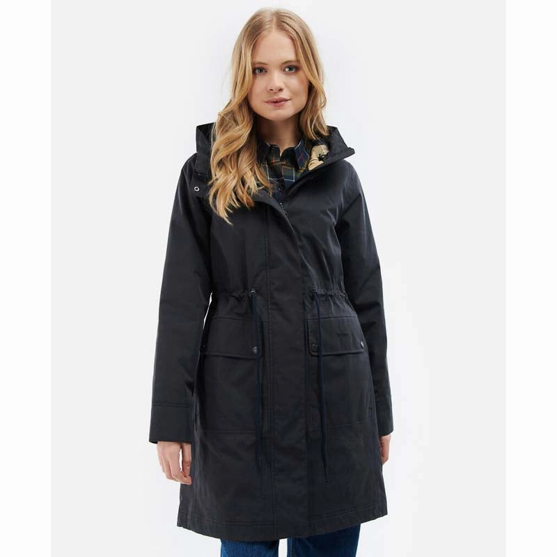 Barbour Bowlees Waterproof Ladies Jacket - Dark Navy/Dress Flash Discount Today