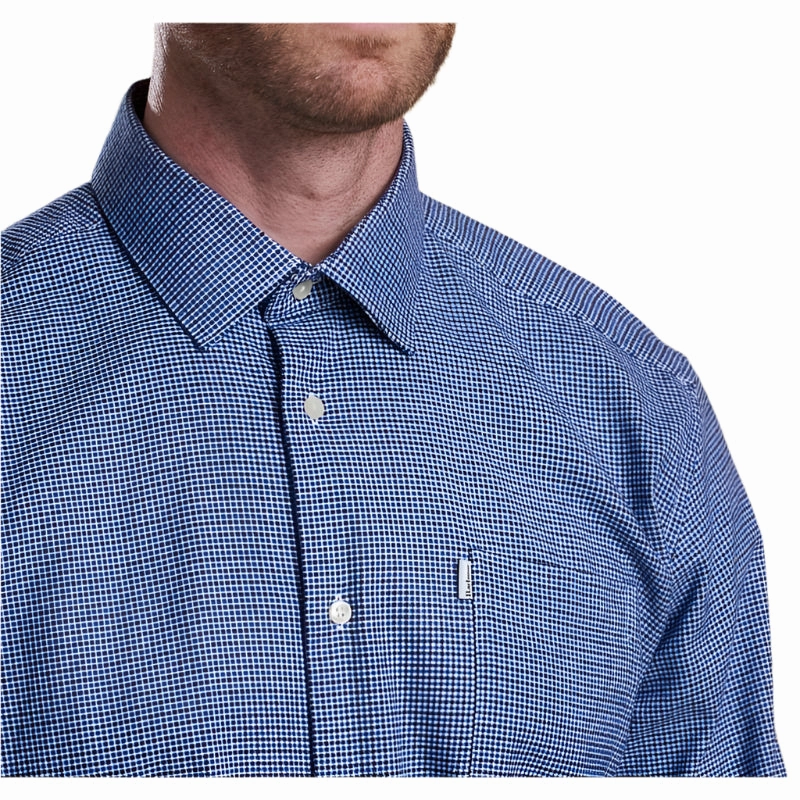Barbour Bowness Check Mens Shirt - Navy Shop Hot Picks
