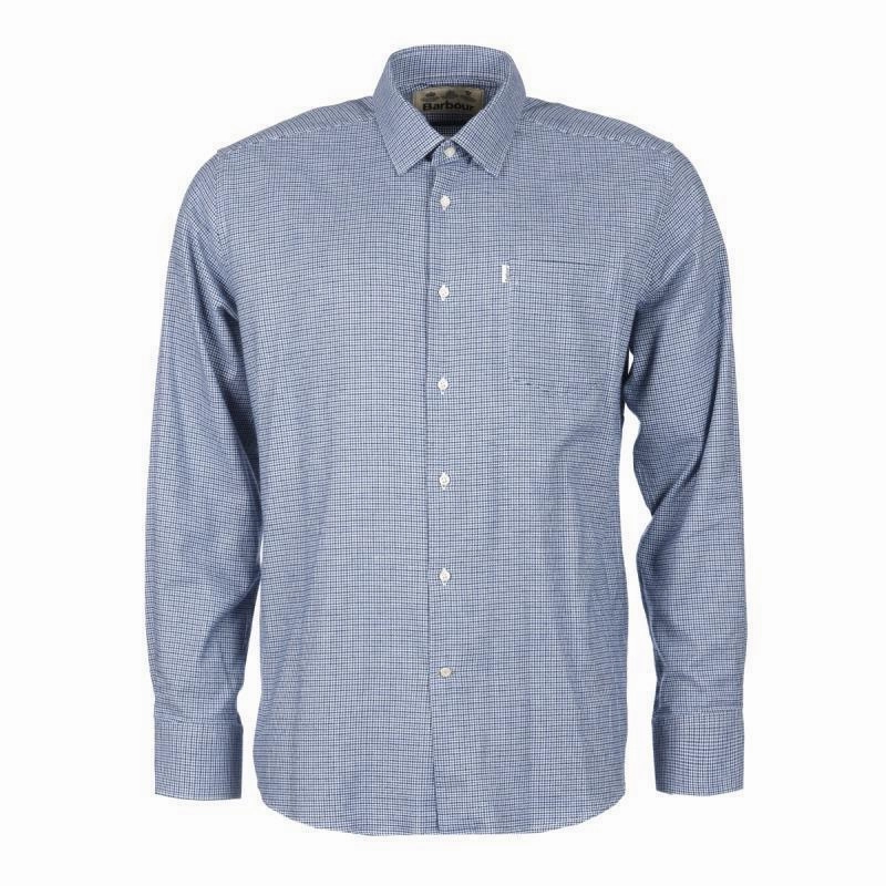 Barbour Bowness Check Mens Shirt - Navy Flash Sale Alert Now