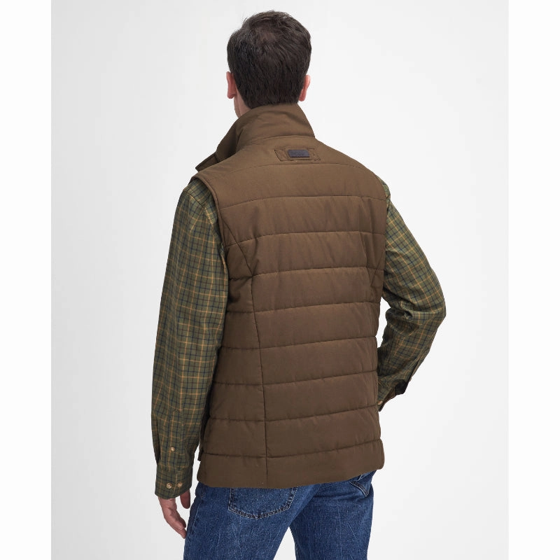 Save Today Event Barbour Bradford Mens Gilet - Dark Sand