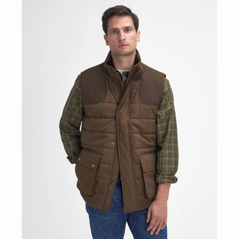 Barbour Bradford Mens Gilet - Dark Sand Todays Special Picks