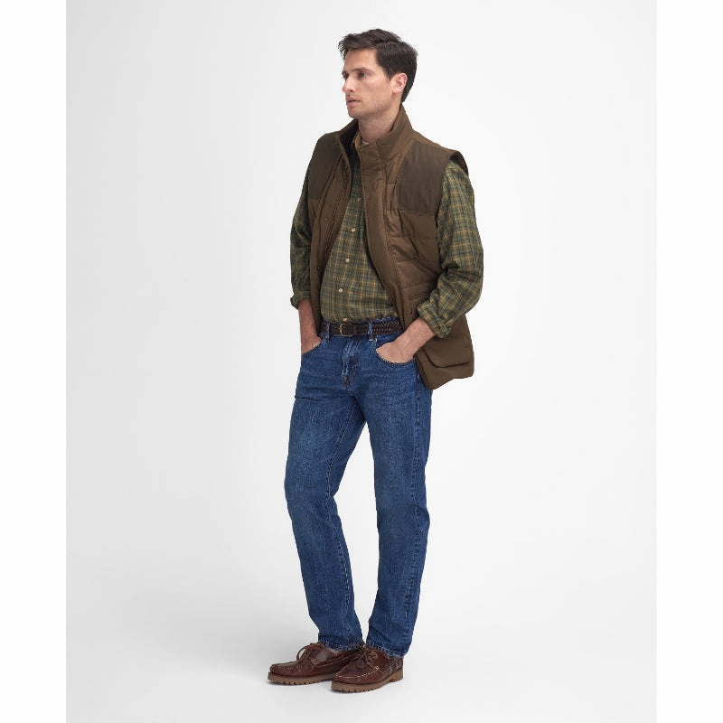 Barbour Bradford Mens Gilet - Dark Sand Shop Hot Deals