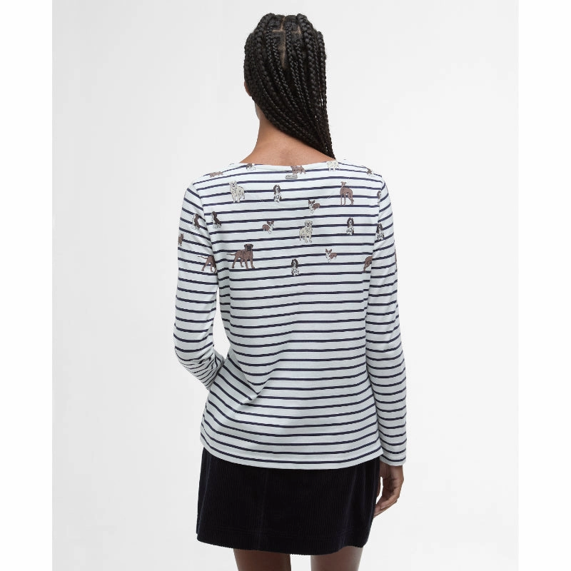 Barbour Bradley Ladies Printed Top - Dog Print Dont Miss These Savings Dont Miss Todays Deal