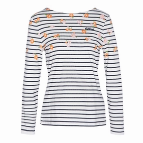 Barbour Bradley Print Ladies Long Sleeve Top - Coast Print Todays Hot Pick