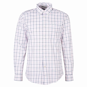 Today Only Discount Alert Barbour Bradwell Tailored Fit Mens Shirt - Pink