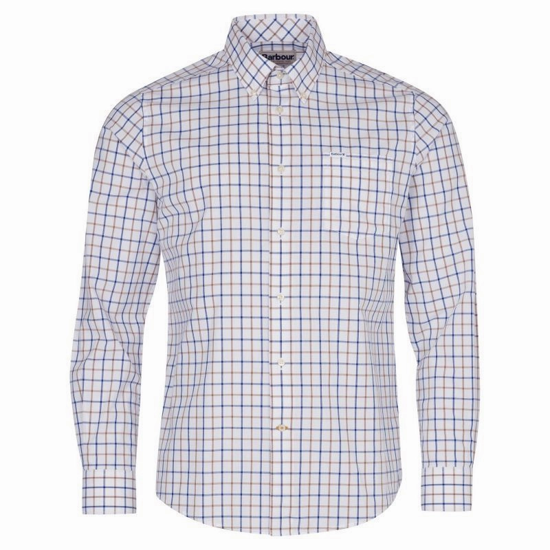 Shop Grab Now Barbour Bradwell Tailored Fit Mens Shirt - Sandstone
