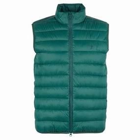 Barbour Bretby Mens Gilet - Washed Green Sweet Deal Today