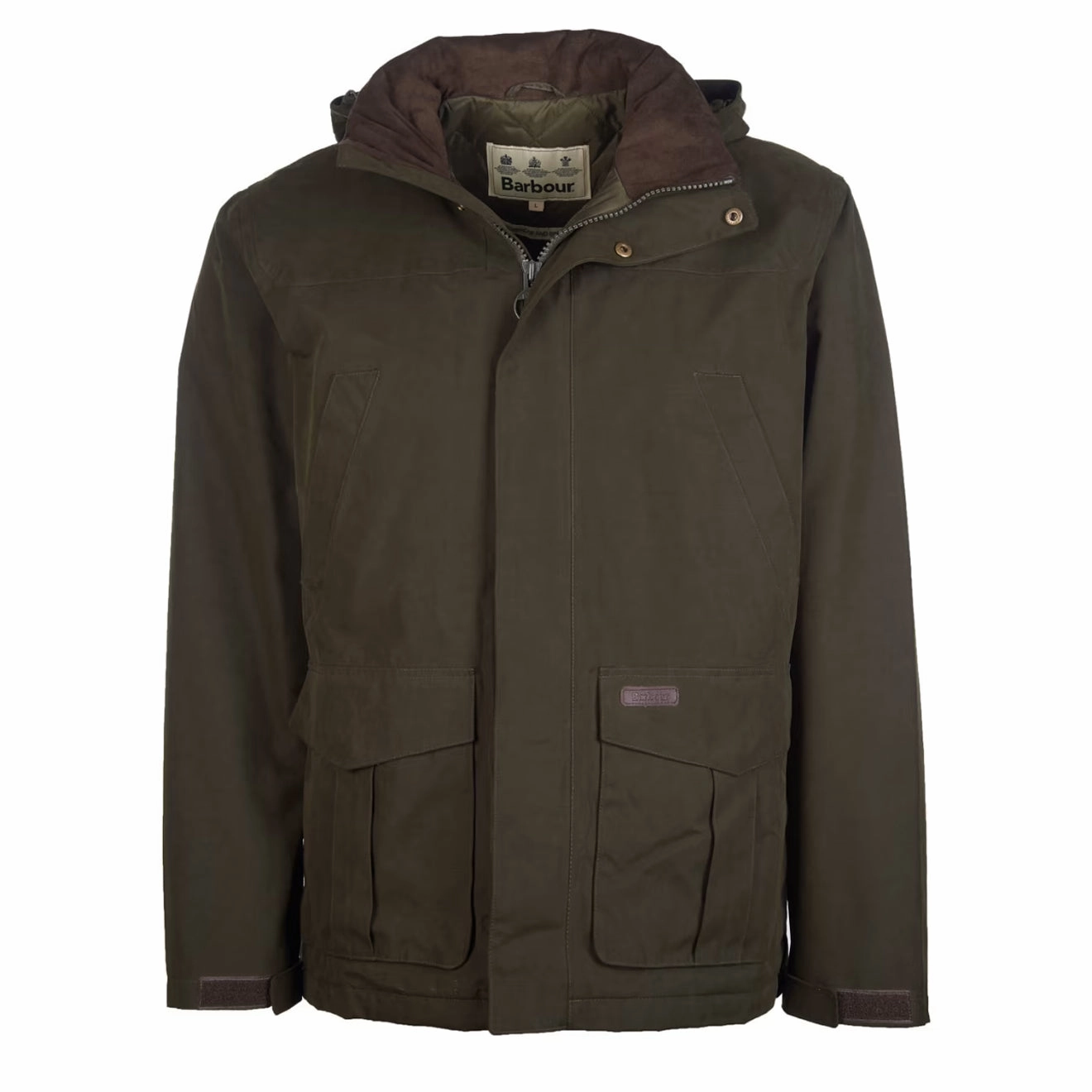 Shop Grab Offer Daily Deal Frenzy Barbour Brockstone Jacket Dark Olive