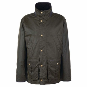 Daily Special Offer Barbour Brockstone Mens Wax Jacket - Archive Olive
