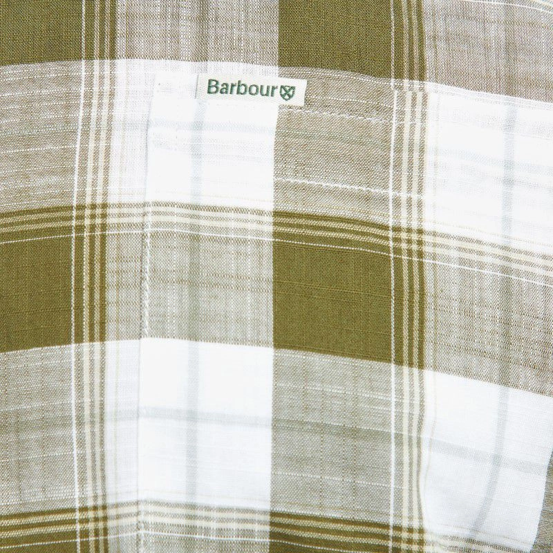 Online Exclusive Deal Barbour Broxfield Regular Fit Mens Shirt - Olive