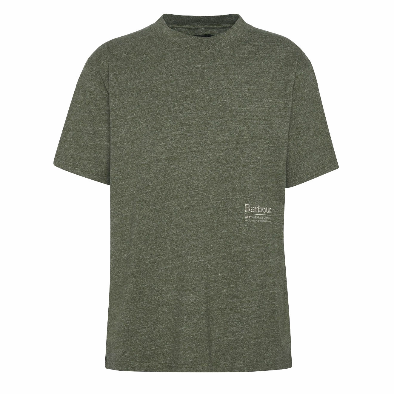 Barbour Calton Linen Blend Fit T-Shirt Burnt Olive Best Deal Online