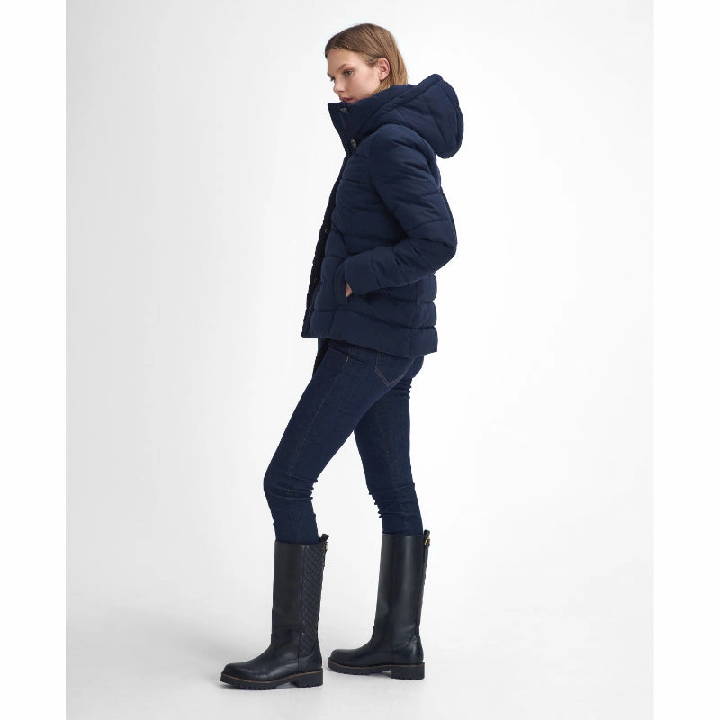 Barbour Camellia Puffer Ladies Jacket - Dark Navy Daily Hot Deal