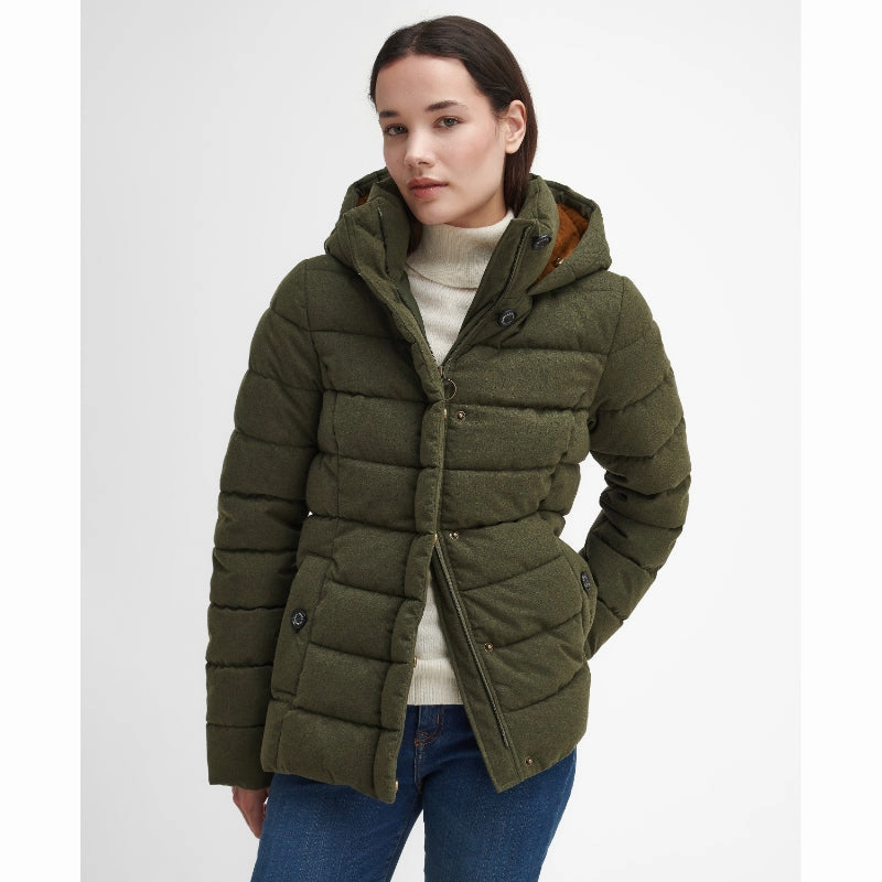 MustHave Deals Barbour Camellia Puffer Ladies Jacket - Olive