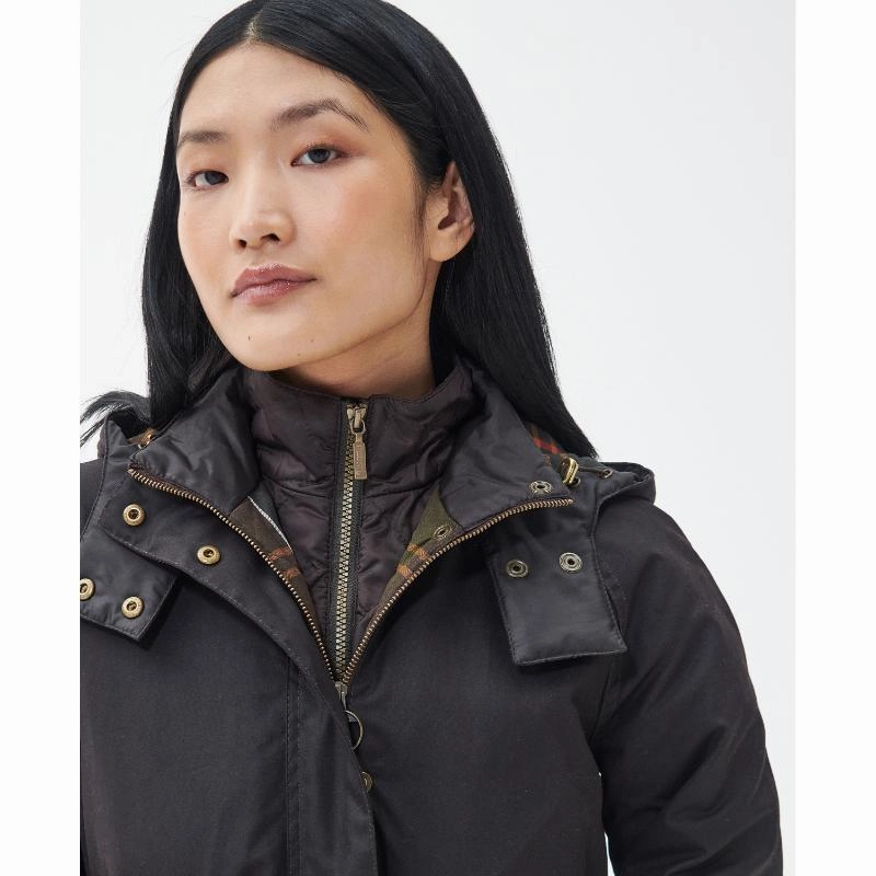 Barbour Cannich Ladies Wax Jacket - Rustic/Classic Best Seller Deal Shop Save Big