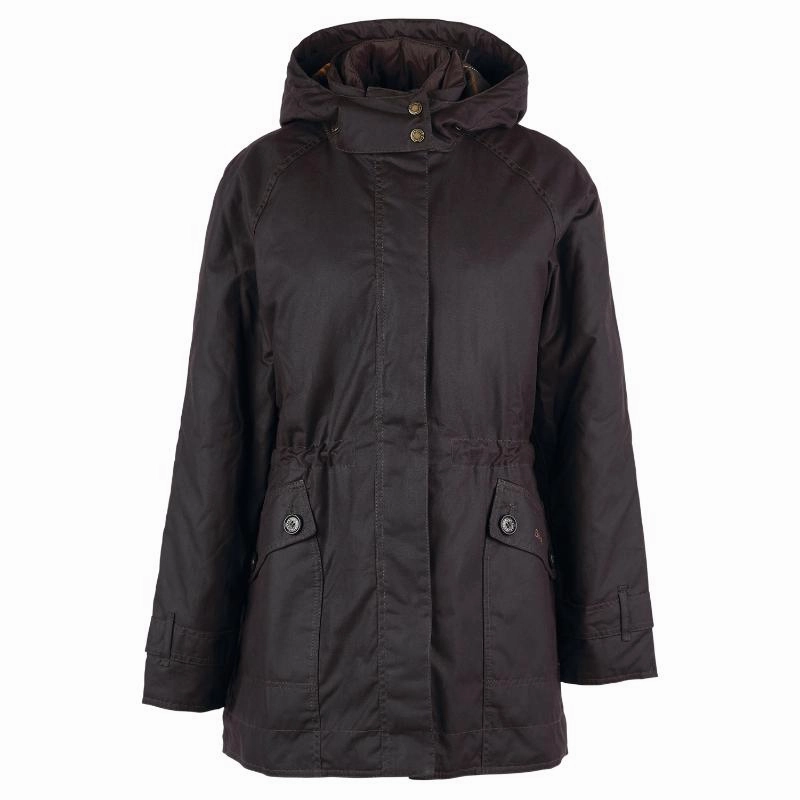 Online Exclusive Steal Limited Time Steal Barbour Cannich Ladies Wax Jacket - Rustic/Classic