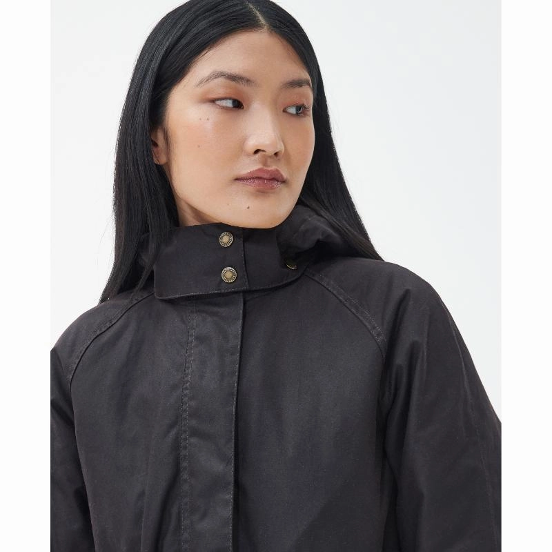 Barbour Cannich Ladies Wax Jacket - Rustic/Classic Limited Time Steal MustHave Clearance