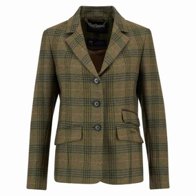 Barbour Carlby Ladies Tailored Jacket - Arabesque/Brown Grab the Deal Now Online Deal Frenzy