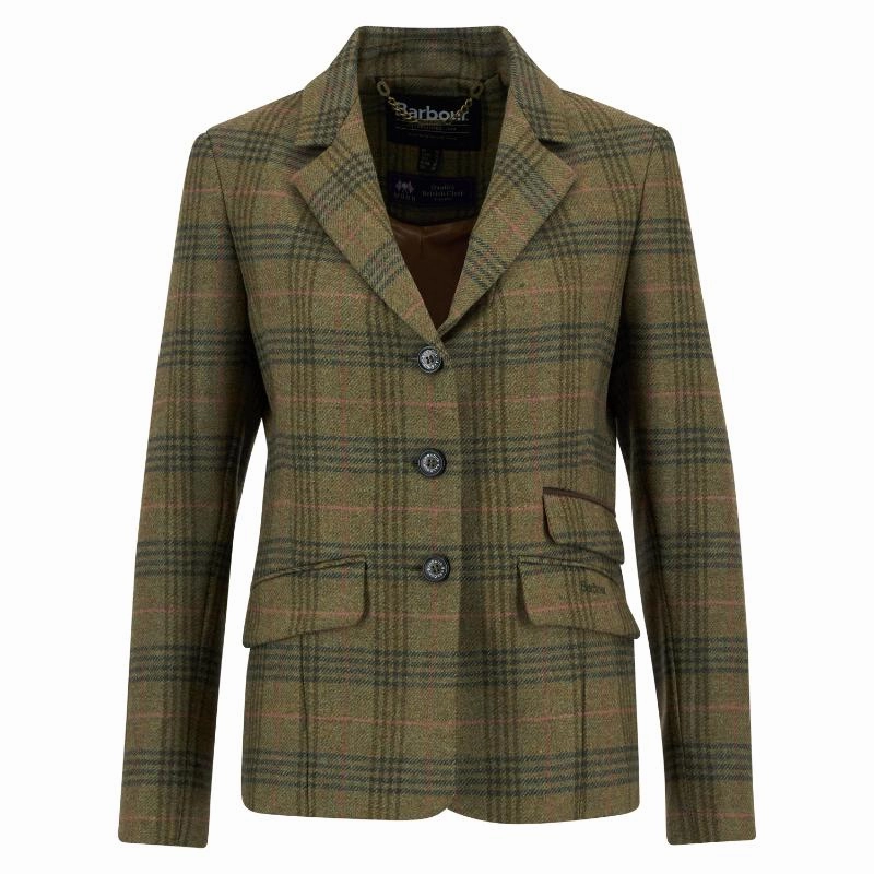 Barbour Carlby Ladies Tailored Jacket - Arabesque/Brown Grab the Deal Now Online Deal Frenzy
