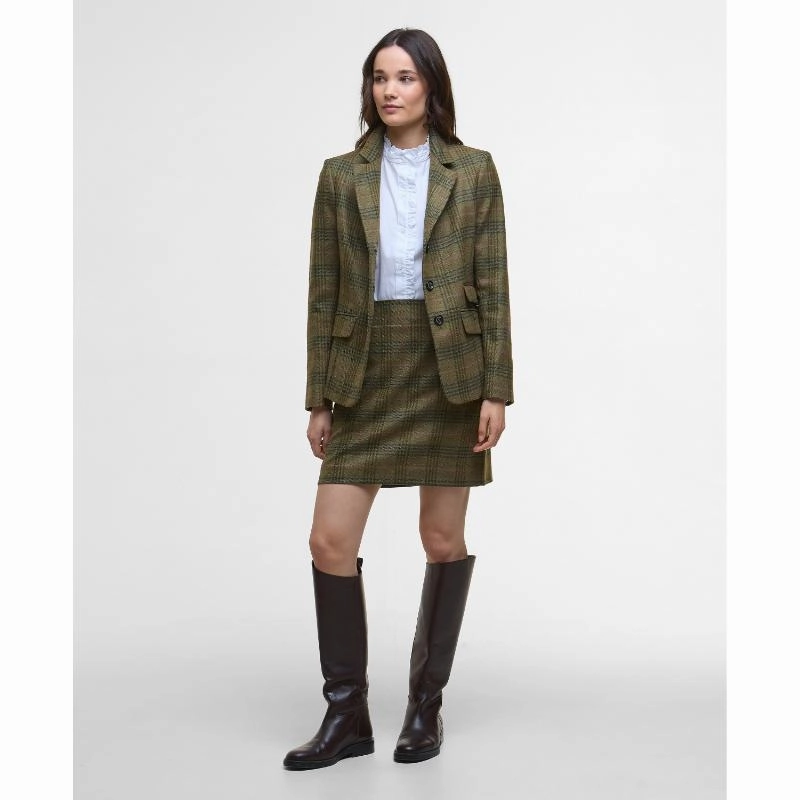 Barbour Carlby Ladies Tailored Jacket - Arabesque/Brown Special Price Today