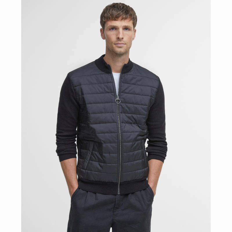 Shop the Best Deals Sweet Deal Today Barbour Carn Baffle Zip Thru Mens Jacket - Black