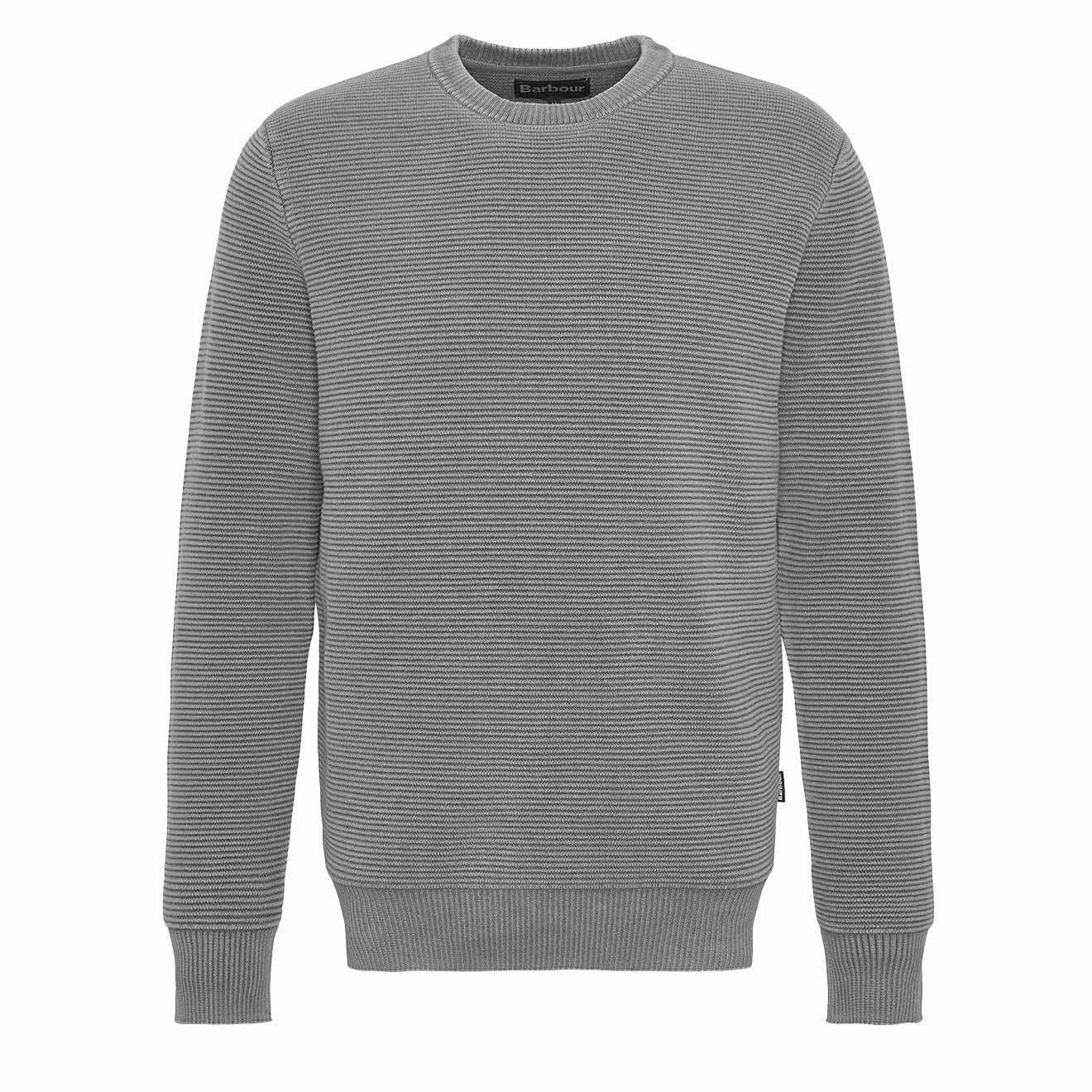 Dont Miss Big Savings Dont Miss Out Barbour Cartington Knitted Crew Jumper Agave Green